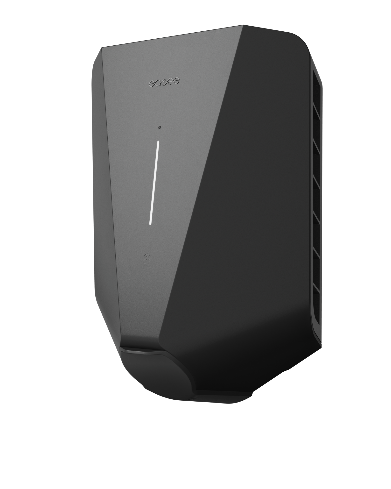 Juodas stotele elektromobiliui