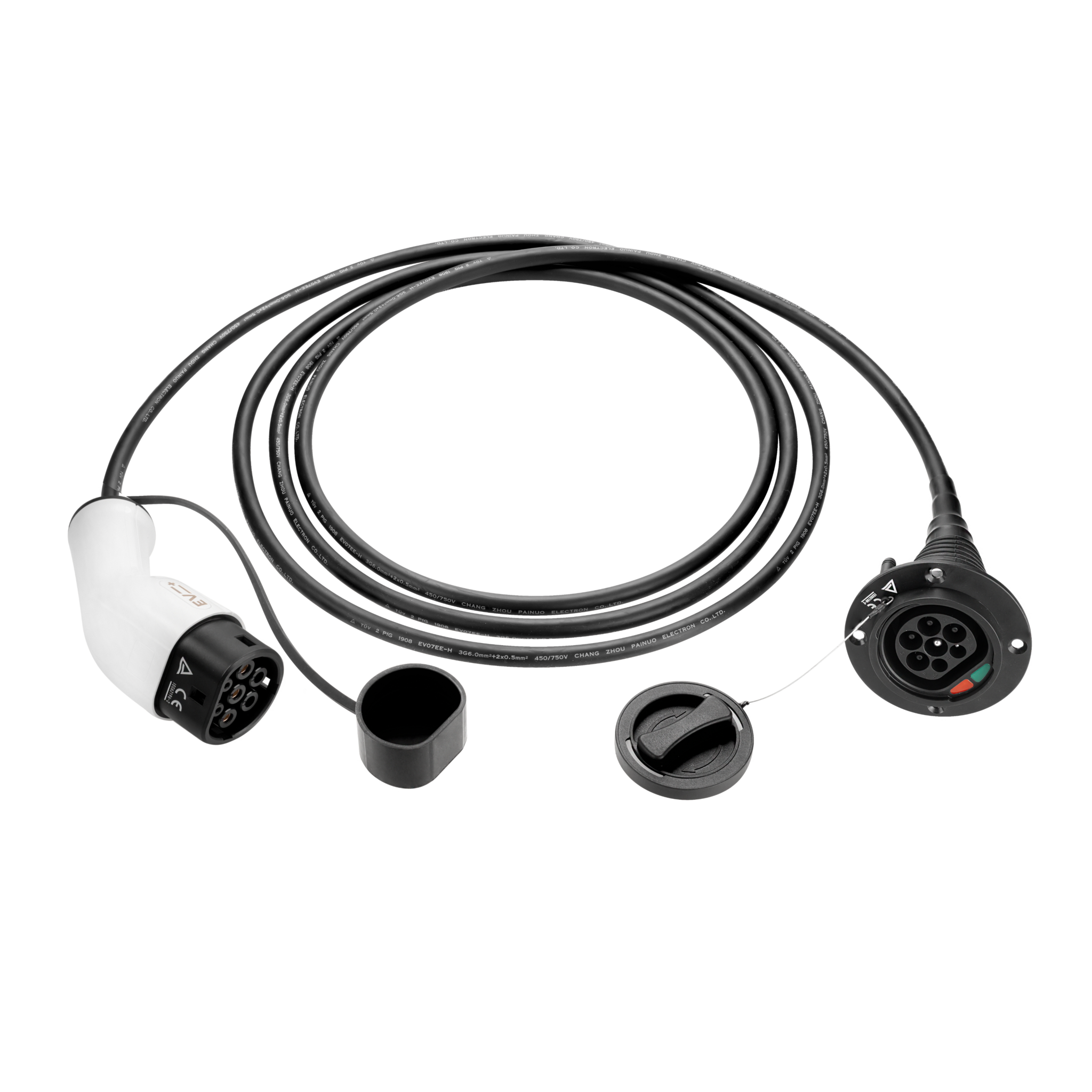 Type 2 EV charging cable extender